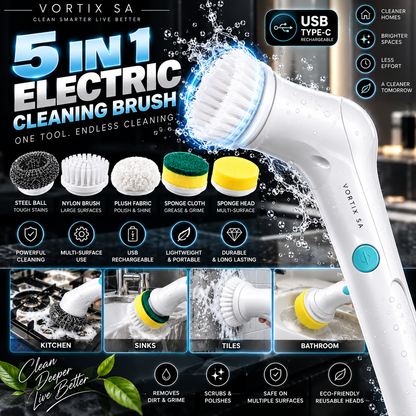 VORTIX SA™ SpinScrub Pro Electric Spin Scrubber